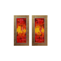REFLEJO (Díptico) - Acrílico sobre lienzo - 40 x 100 cms c/u